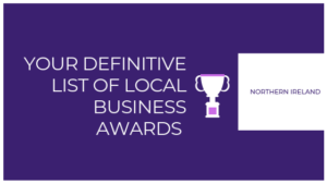 Graphic reading "Your Definitive List of Local Business Awards"