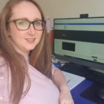 Learner Debra Smyth getting started with her first ever blog